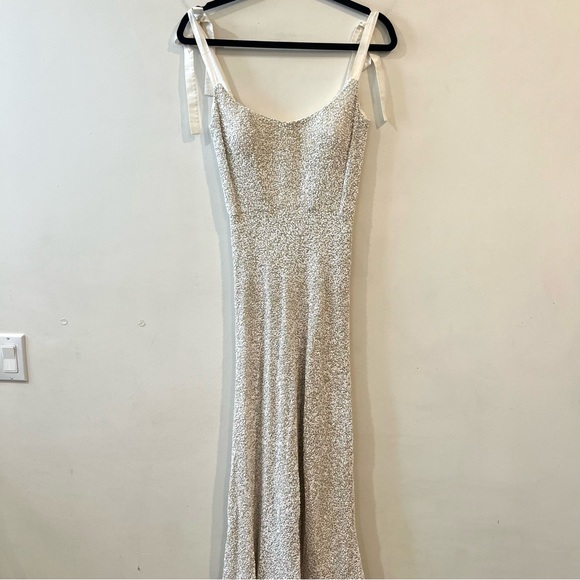 Markarian Veronica Sequined Dress White size 0 - Picture 2 of 14